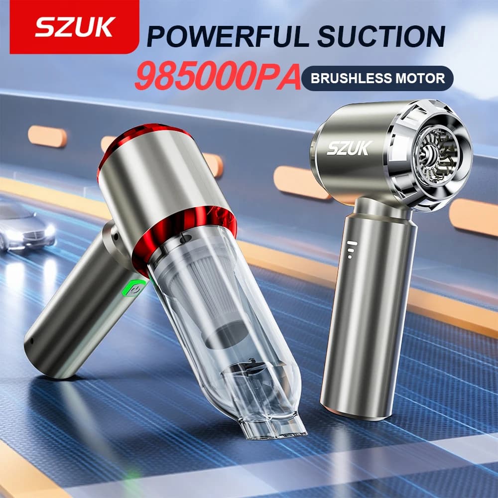 SZUK C012MAX 985000PA 차량용 진공 청소기 휴대용 핸디형 미니 진공 청소기 무선 강력 차량 청소기 가전제품 차량용 청소기 미니청소기 진공청소기 무선진공 청소기