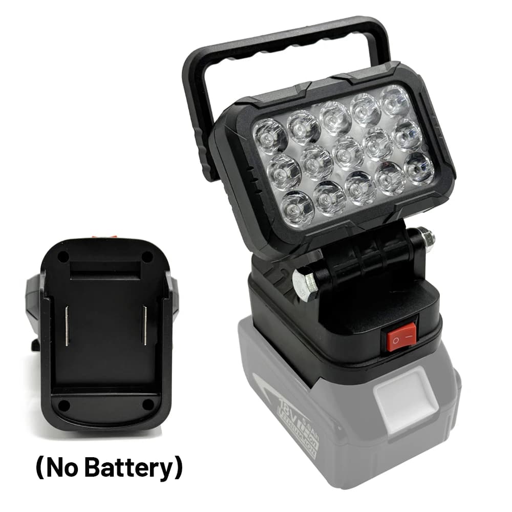 마키타 BL1830 18V 리튬 배터리용 전동 공구 부품 LED 작업등 램프 손전등 스포트라이트 캠핑 비상 조명
