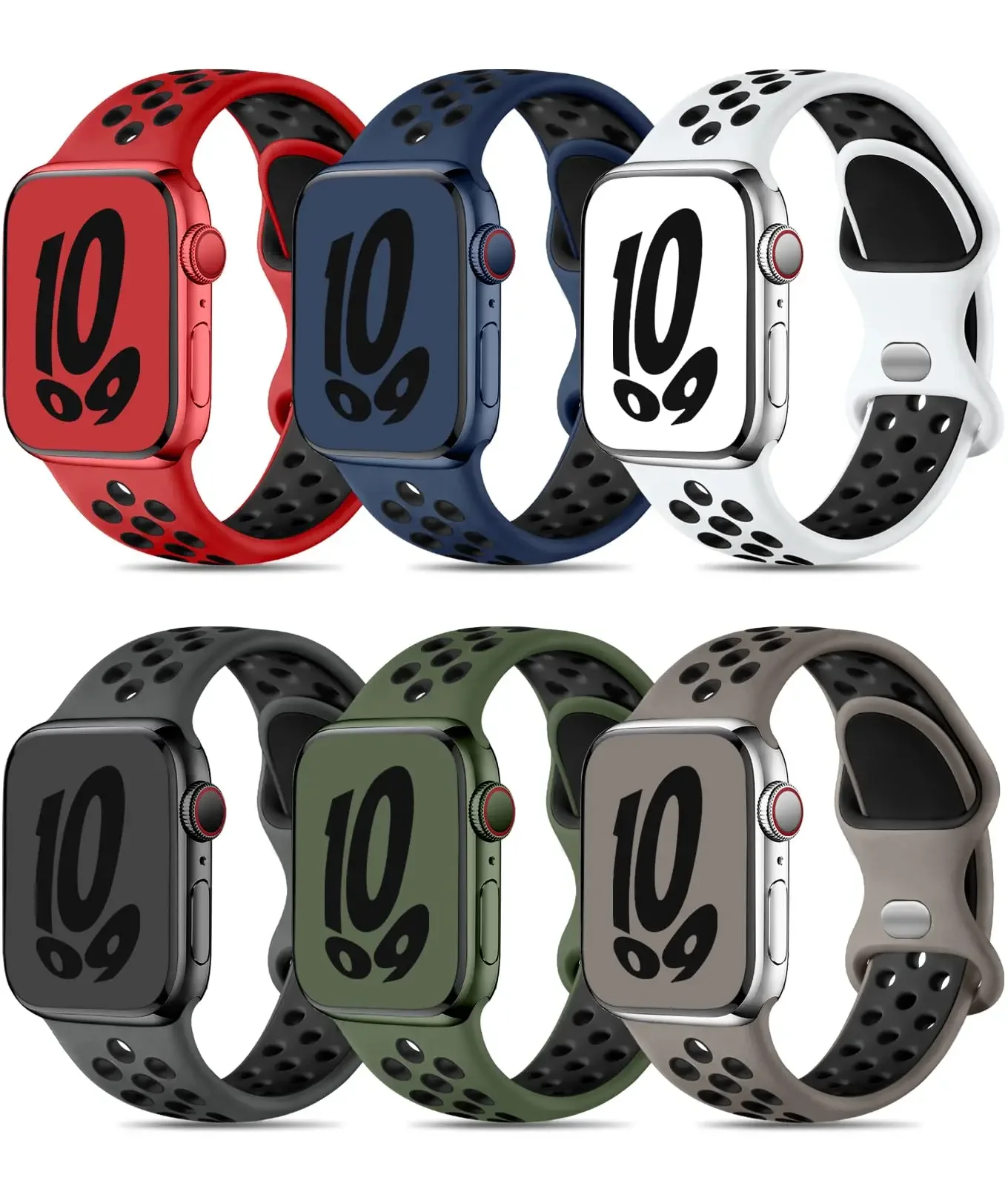 Apple Watch 밴드 용 실리콘 스포츠 스트랩 45mm 44mm Ultra2 49mm 38/40mm 41mm 42mm 프라이드 팔찌 iWatch 시리즈 8 7 6 4 5 3 9 SE