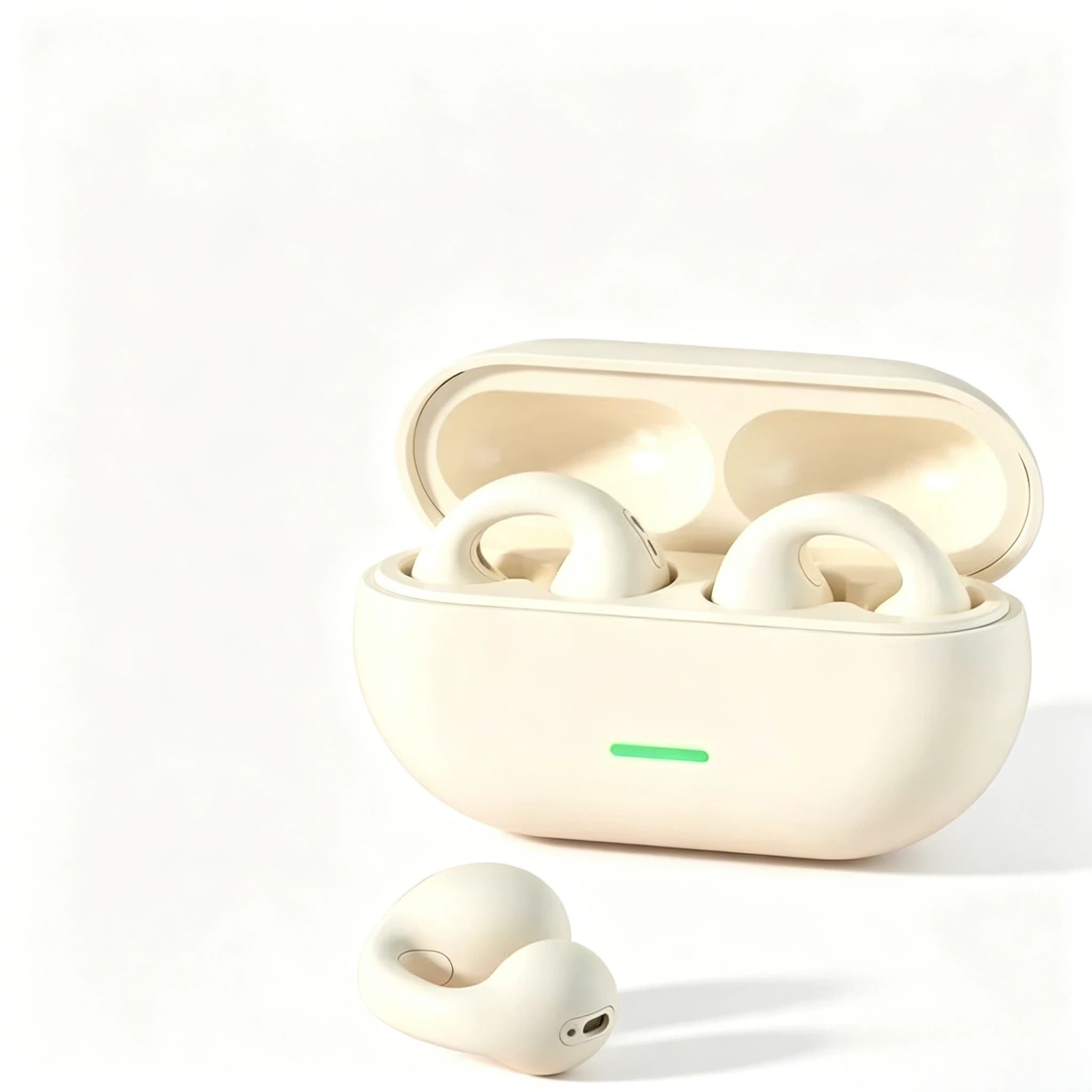 골전도 무선 이어폰 HiFi 스테레오 사운드 스포츠 헤드폰 방수 기능 내장 마이크 포함 게임 음악 일상용