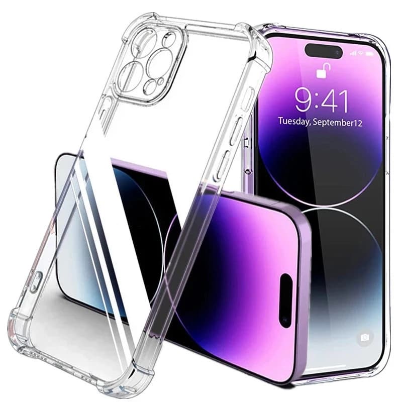 iPhone 13 11 14 Pro Max 12 미니 렌즈 보호 백 케이스 iPhone 15 16 PRO XS MAX X 용 충격 방지 실리콘 투명 전화 케이스