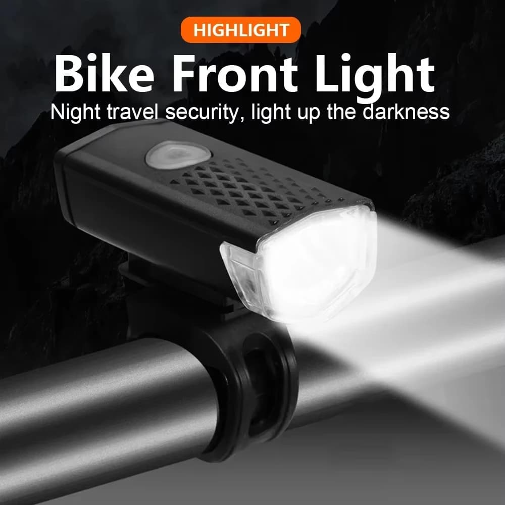 Ourdoor 자전거 전면 조명 밝은 자전거 Led 손전등 자전거 랜턴 USB 충전식 MTB 자전거 후면 램프 사이클링 헤드라이트