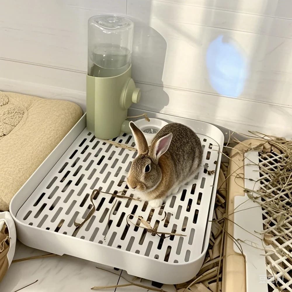 1pc 토끼 쓰레기 상자 작은 애완 동물 화장실 트레이 Bunnie 코너 화장실 상자 흰 족제비 햄스터 드래곤 고양이 기니피그 네덜란드 돼지 용품