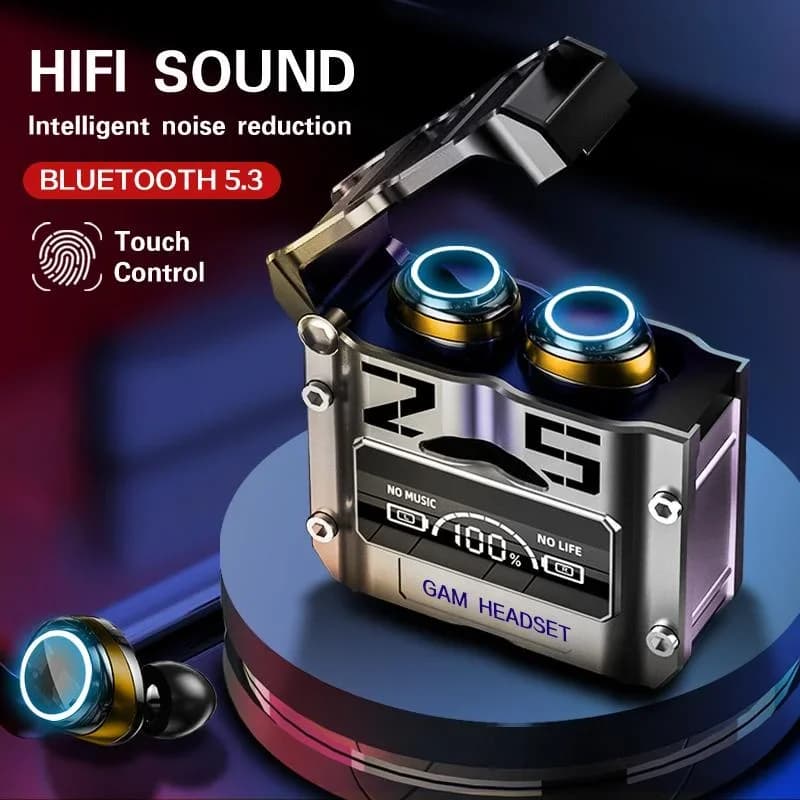 기존 M25 TWS 무선 헤드폰 이어폰 Bluetooth 터치 컨트롤 소음 감소 스마트 폰용 스테레오 이어 버드 헤드셋