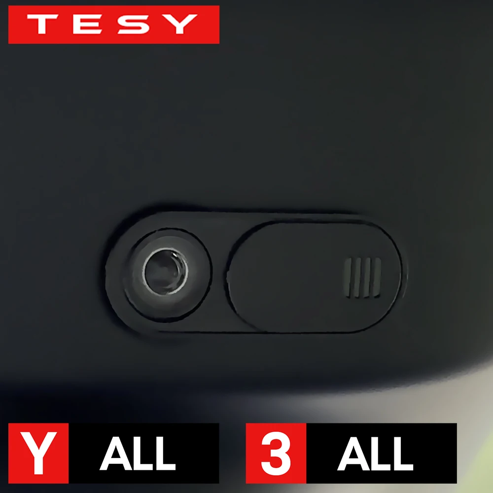 테슬라 모델 Y 3 사이버트럭용 TESY 차량 카메라 커버, 모든 웹캠 슬라이드 차단기, 개인 정보 보호 장치, PC 노트북과 호환 가능