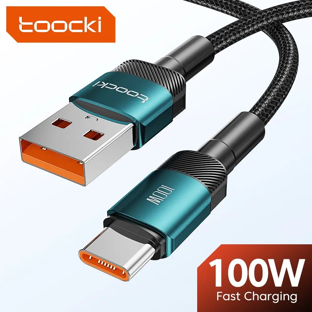 Toocki USB 유형 C 케이블 iPhone 15 14 13 12 11 용 고속 충전 USB C 충전기 코드 Huawei P40 P30 Realme Oppo Oneplus 보조베터리