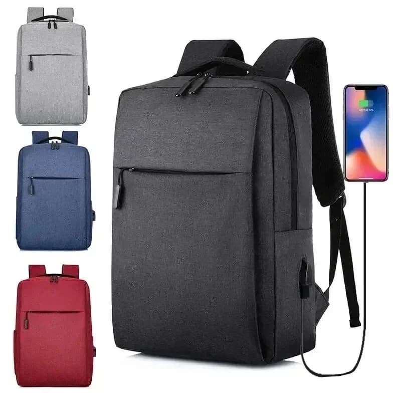 15.6 인치 노트북 남자 배낭 나일론 여행 남성 노트북 배낭 Usb 충전 컴퓨터 학교 배낭 남성용 방수 가방