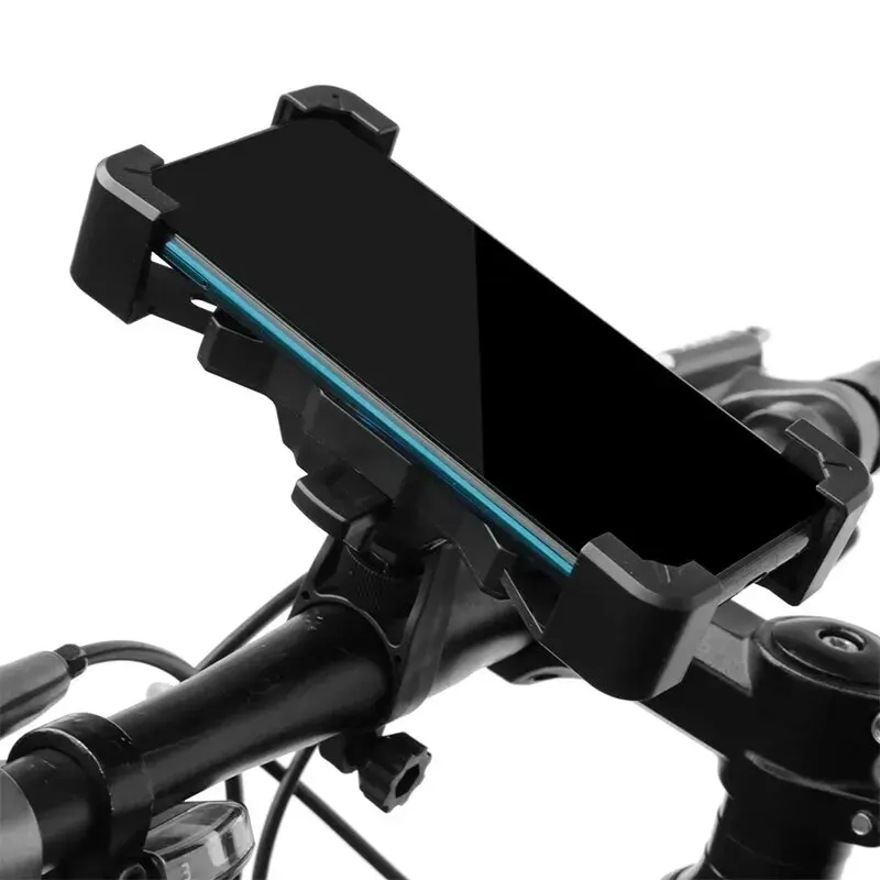 360 °   회전식 미끄럼 방지 자전거 폰 홀더, MTB 자전거, 오토바이, 스쿠터용 조절 가능한 범용 마운트, 자전거 액세서리