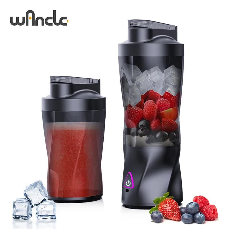 전기 휴대용 Juicer 신선한 과일 믹서 700ML 다기능 USB 충전식 쉐이크 스무디 블렌더 야외 혼합 컵