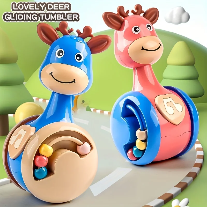 Roly Poly 아기 장난감 6~12개월, 유아 남아 여아용 텀블러 워블러 장난감 - 등반 및 조기 교육 학습에 적합합니다!