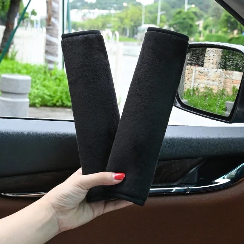 2pcs 안전 벨트 커버 자동차 액세서리 Accesorios Coche 자동차 어깨 패드 성인용 안전 벨트 청소년 어린이 액세서리 인테리어