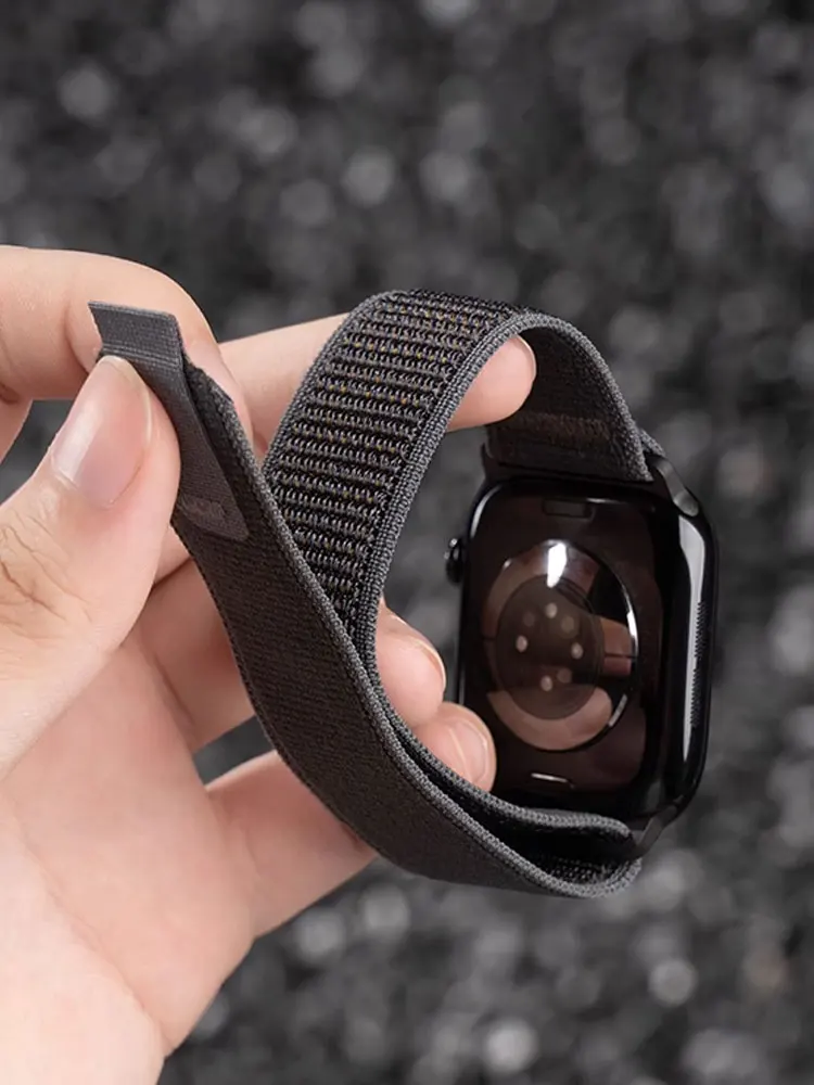 트레일 루프 Apple watch ultra 2 밴드 46mm 42mm 49mm 44mm 40mm 45mm 41mm correa 팔찌 iWatch 시리즈 10 7 6 5 se 8 9 스트랩