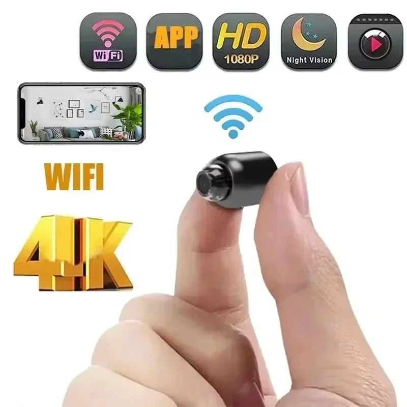 미니 카메라 1080P 선명한 야간 투시경 경량 휴대용 프리미엄 카메라 모션 감지 무선 감시 보호 카메라