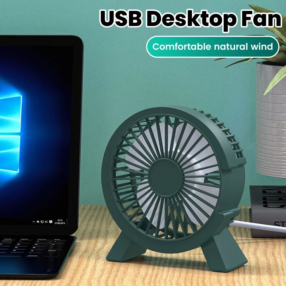 미니 USB 충전식 테이블 팬 휴대용 USB 소형 팬 팬 학생 기숙사 컴퓨터 여름 가제트 홈 데스크 사무실