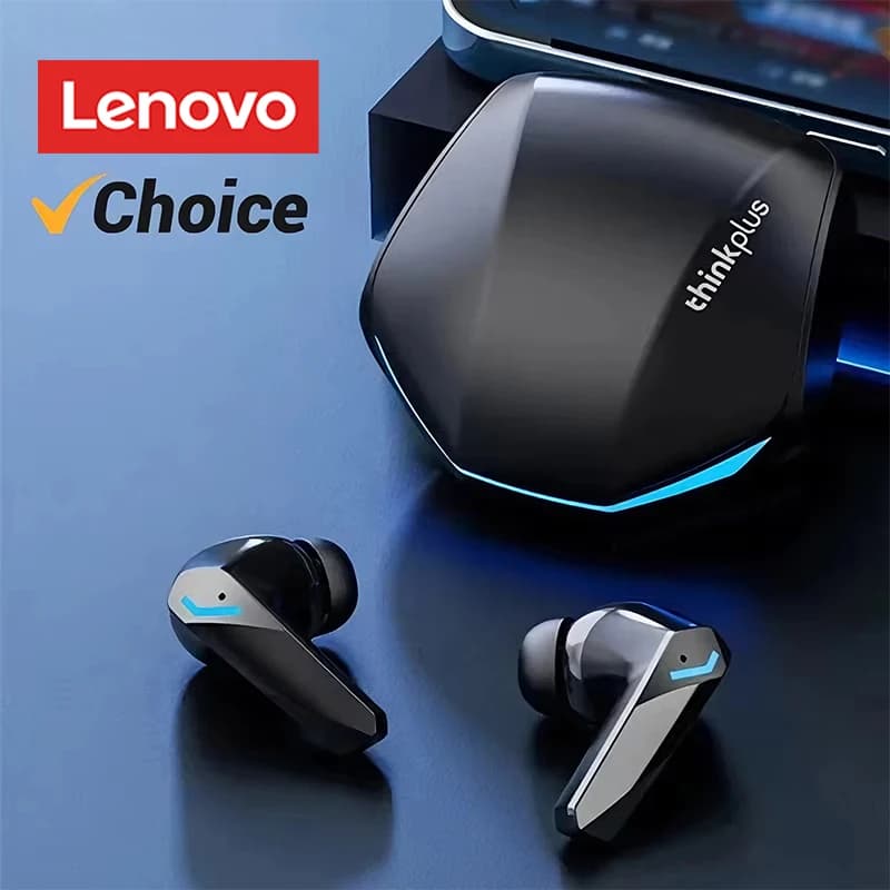 레노버 GM2 Pro 게이밍 이어폰 블루투스 5.4 스포츠 헤드셋 듀얼 모드 HD 통화 소음 감소 이어버드 마이크 내장 음악 이어폰